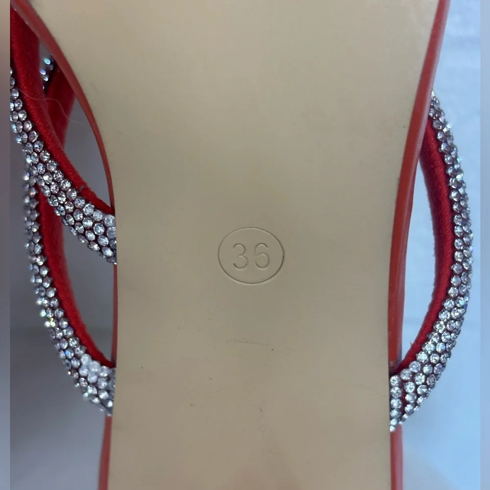 N/A orange rhinestone